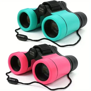 Children Binoculars 4x30 High-Magnification Portable Perfect for Birdwatching Educational Activities Gifts for Boys Girls 1