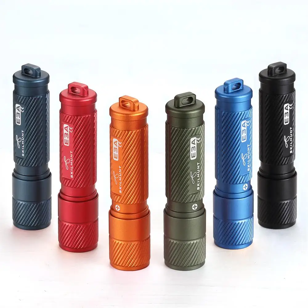 NEW SKILHUNT E3A 100 Lumens AAA Keychain LED Flashlight Mini LED