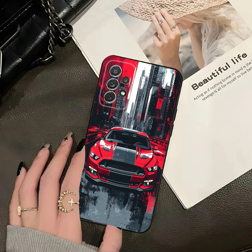 Ford Mustang Phone Case, Black, for Xiaomi and Redmi