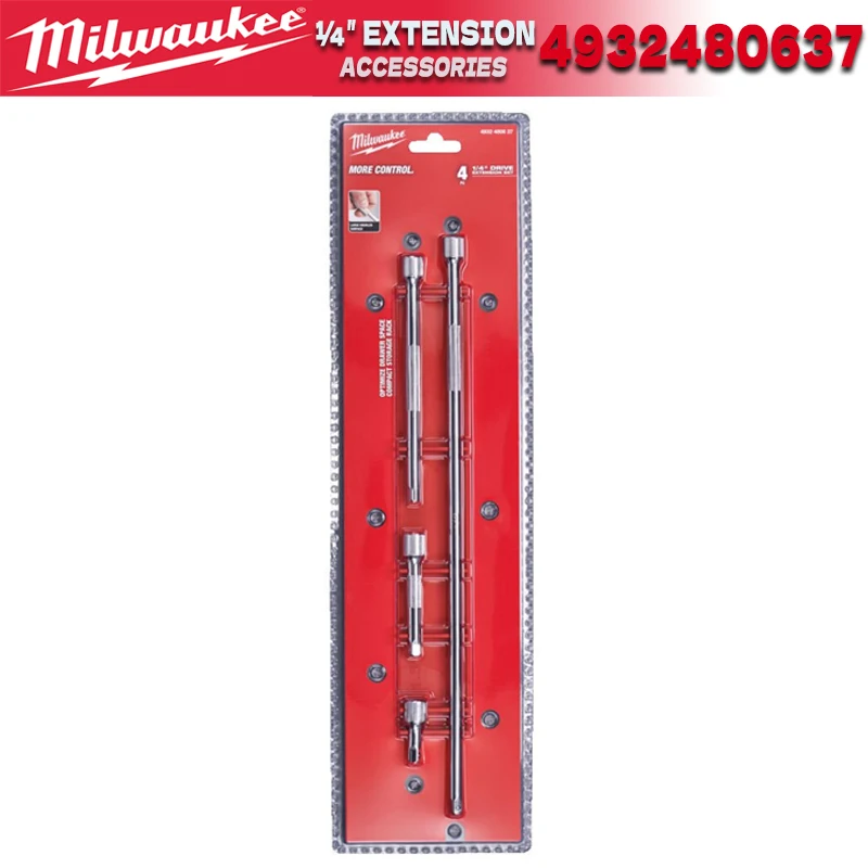 ⅜″ ¼″ Drive Extension Set Pcs Hand Tools Socket Milwaukee