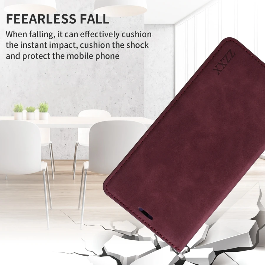 Premium Flip Wallet Leather Phone Case