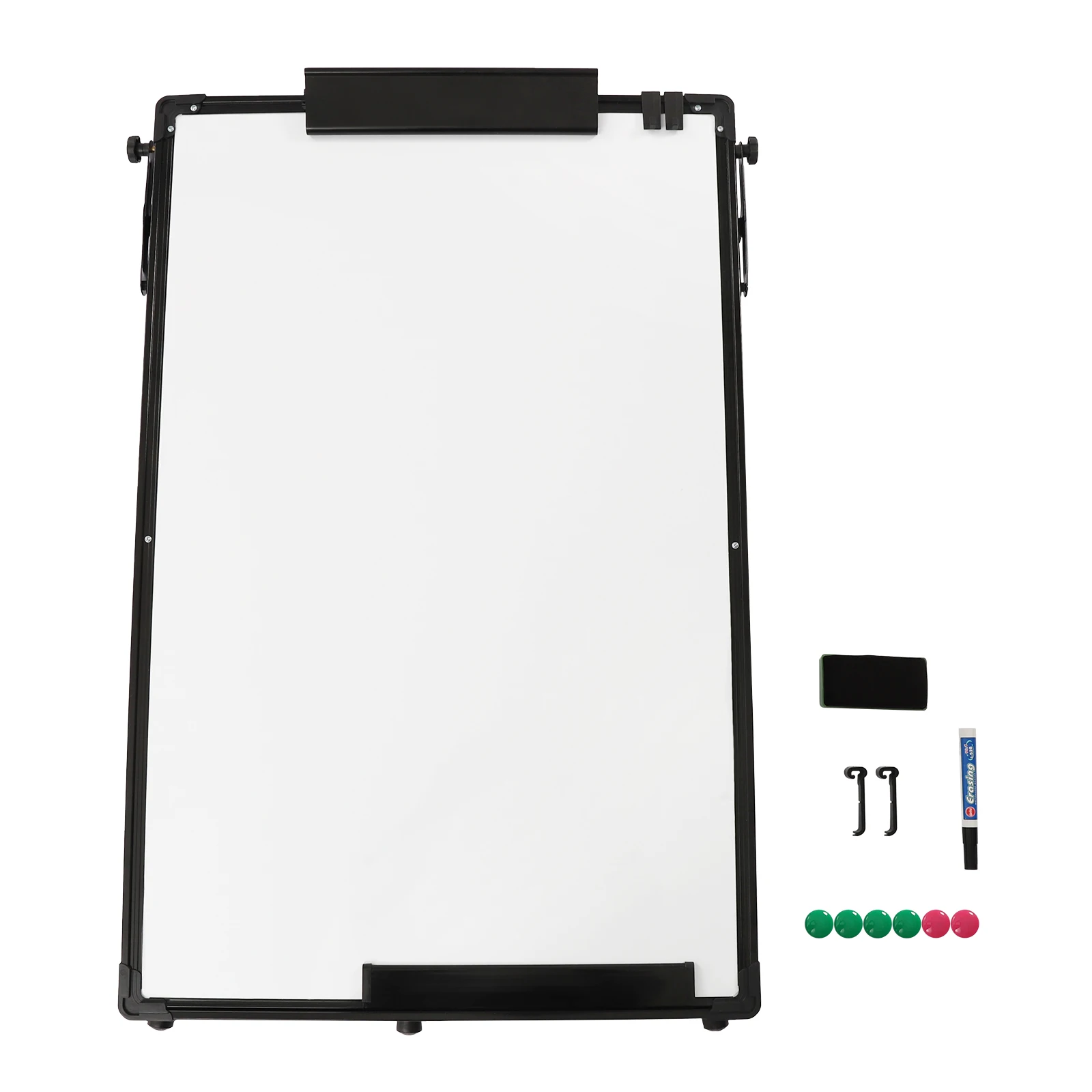 36 x 24 Zoll Whiteboard-Ständer, Flipchart-Stativ, höhenverstellbares Whiteboard, trocken abwischbares Board für Schule, Büro, Zuhause – Detail 8