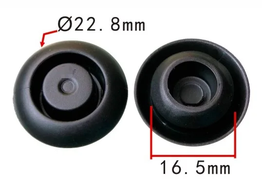 월드 골든 자동 클립 도어 씰링 플러그, 벤츠 내부 23.1mm, 내부 16.7mm, 10 개