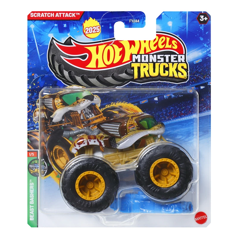 Original Hot Wheels Monster Trucks Car Beetle Bus SUV Bigfoot