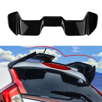 Spoiler posteriore per Auto coperchio del portellone posteriore finestra del bagagliaio coperchio del divisore del tetto superiore labbro del lembo Kit automatico per Honda Fit GK5 2014-2019 YOFER
