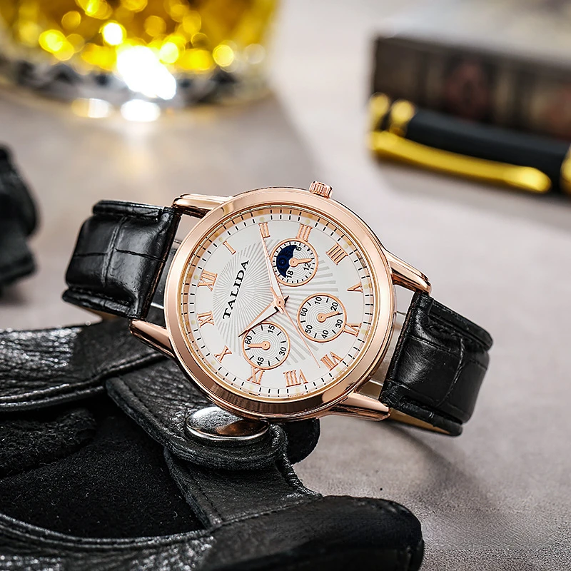 Casual-Business-Gold-Clock-Men 