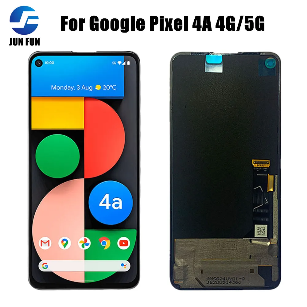 

For Google Pixel 4a 4G LCD G025J Display Screen Touch Digitized Assembly Replacement 5G
