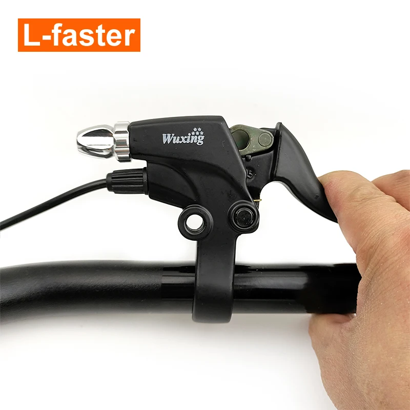 Electric Brake Lever Rearview Mirror Hole M8 Black Cut Power Off Handle Sensor Ebike Tricycle Scooter One Pair