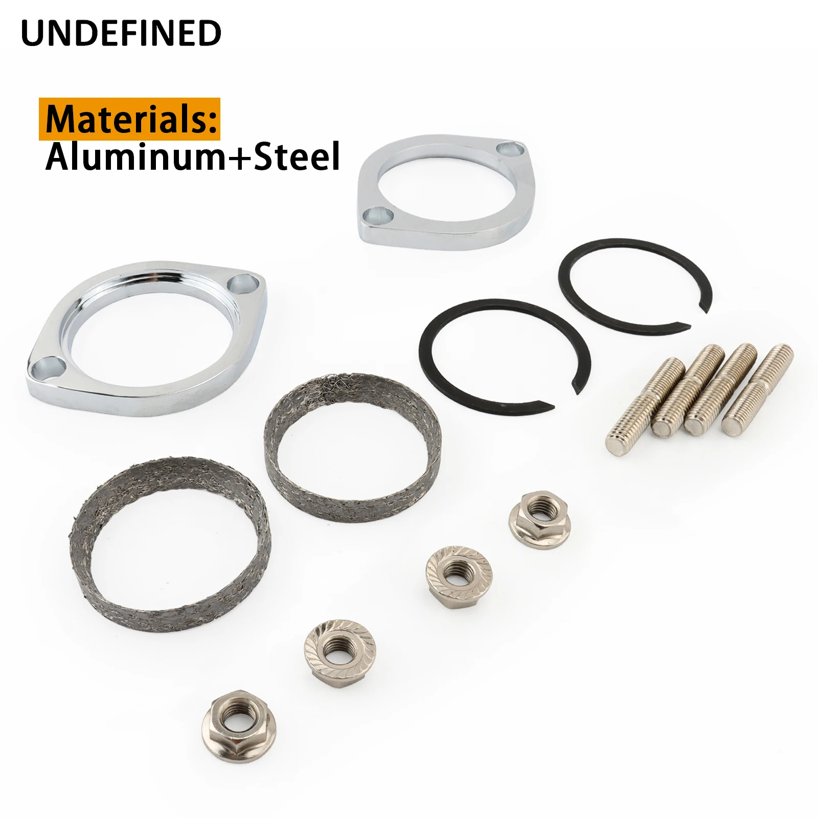 Exhaust Gasket Motorcycle Exhaust Muffler Exhaust Flange Install Kit Pair For Harley