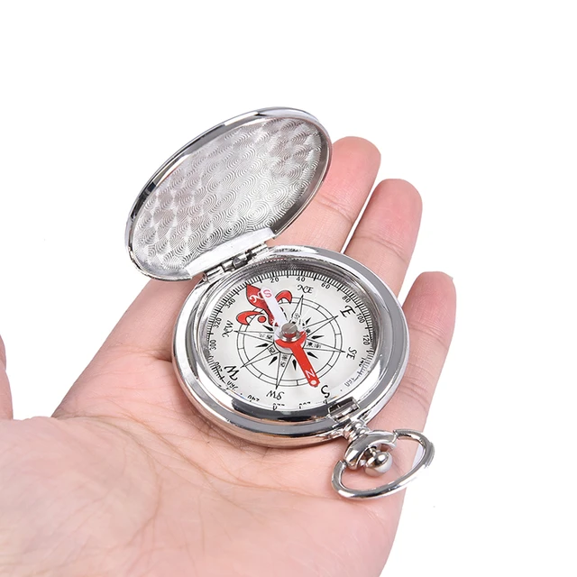 Compass Pocket Watch Vintage Waist Chain Outdoor Activities Stainless  Camping Hiking Portable Pocket Watch Compass Gifts - AliExpress