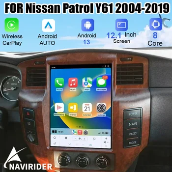 12.1 "Tela Android di Navigazione GPS Per Nissan Patrol Y61 2004-2019 Auto Radio Stereo Multimedia Video Player RHD LHD unità principale
