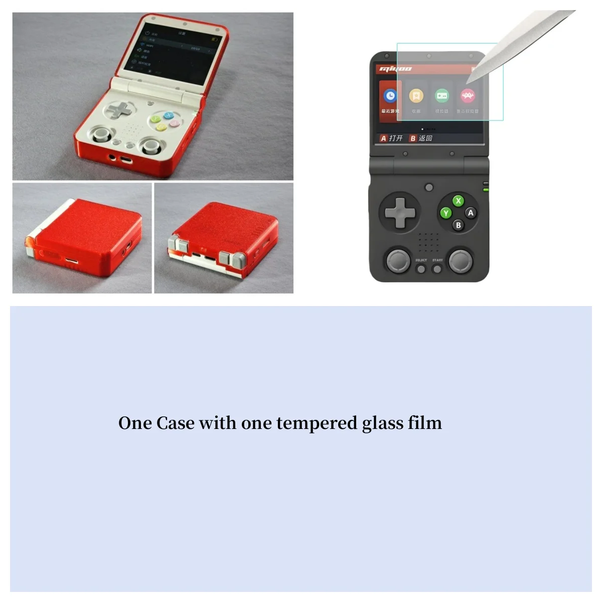 For Miyoo Flip 2 Protective Cover Case Mini Miyoo Flip Game