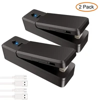 USB Mini Bag Sealer 2-in-1 Portable Heat Sealers Rechargeable Handheld Vacuum Heat Sealers &Cutter for Plastic Bag Storage Food 1