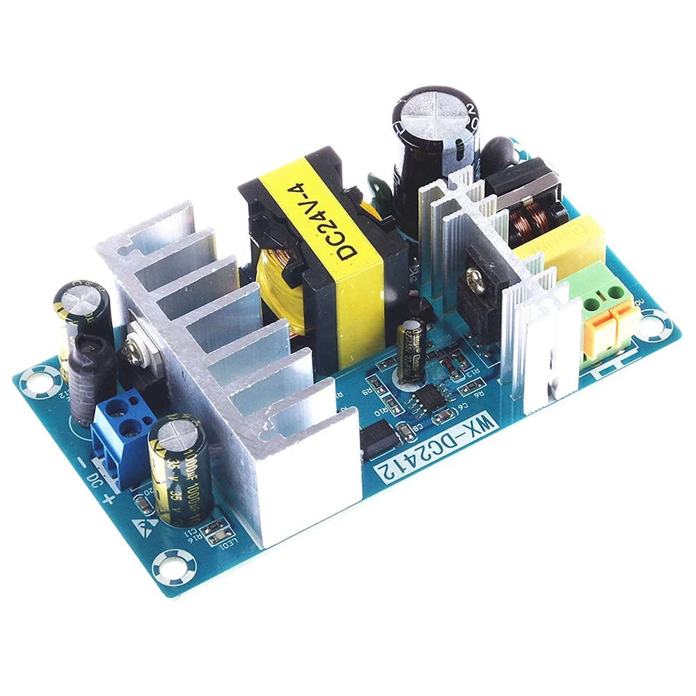 ABUOFor Power Supply Module DC 24V 4A 6A to AC 110V 220V Switching Power Supply Module AC-DC Board