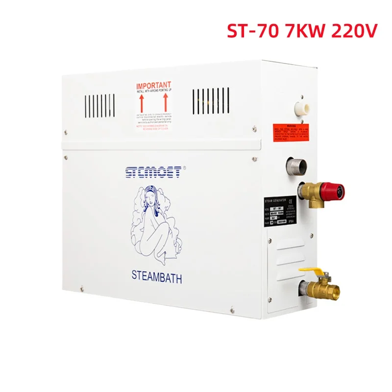 Générateur de vapeur pour Sauna Spa, 220V/380V, 9kw, pour douche à vapeur domestique et contrôleur numérique, pour salle de Sauna, SPA, Machines de bain à vapeur