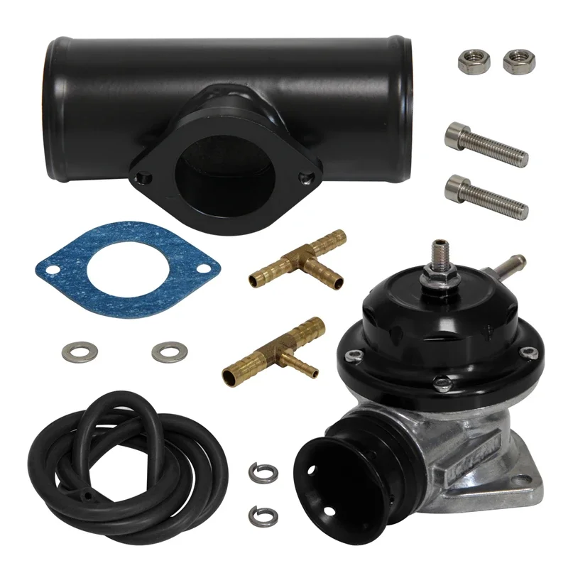 

Turbo Charger Blow Off Valve Type-S/RS +2.36" Alloy Flange Adapter Pipe Black/Blue