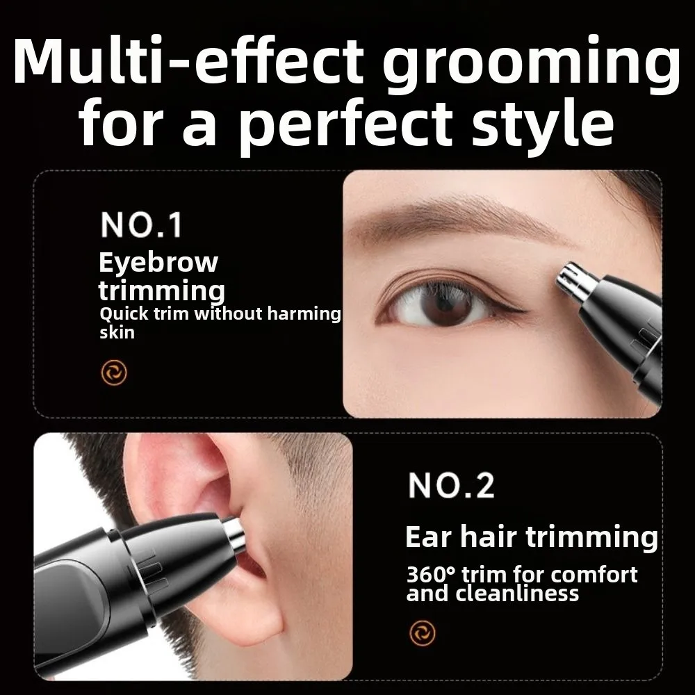 LED 디지털 디스플레이 전기 코털 트리머 효율적이고 안전한 코털 제거기 회전식 커터 헤드 무소음