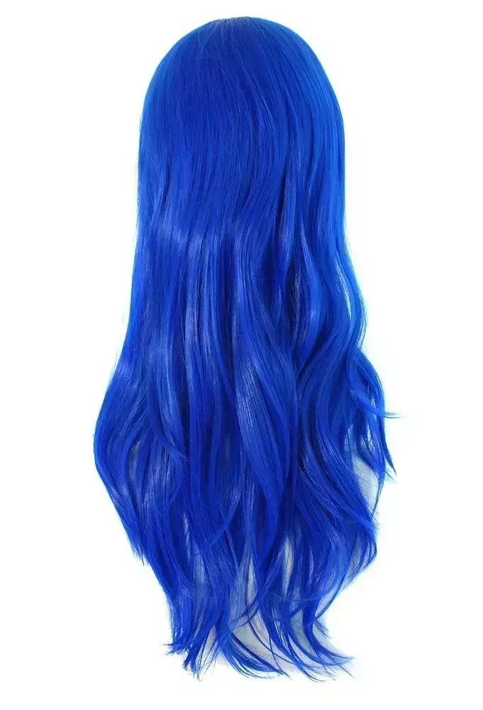 70cm langes lockiges Haar endet Kostüm Cosplay Perücke synthetische hitze beständige Halloween Karneval Kostüm Cosplay Straight Hai – Detail 16