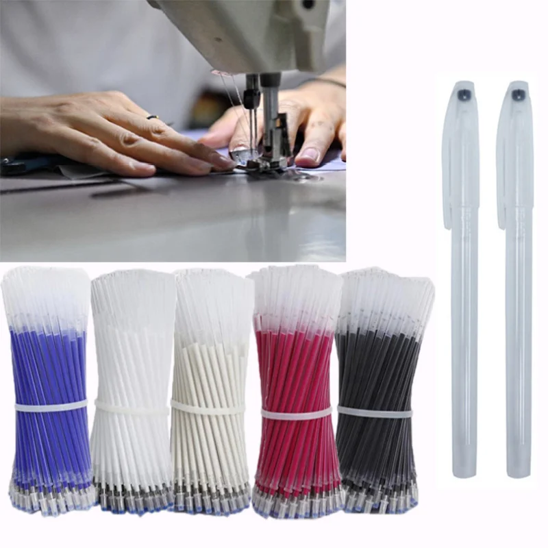 50 Refills+2 Pen Holder High Temperature Disappearing Erasable Textile