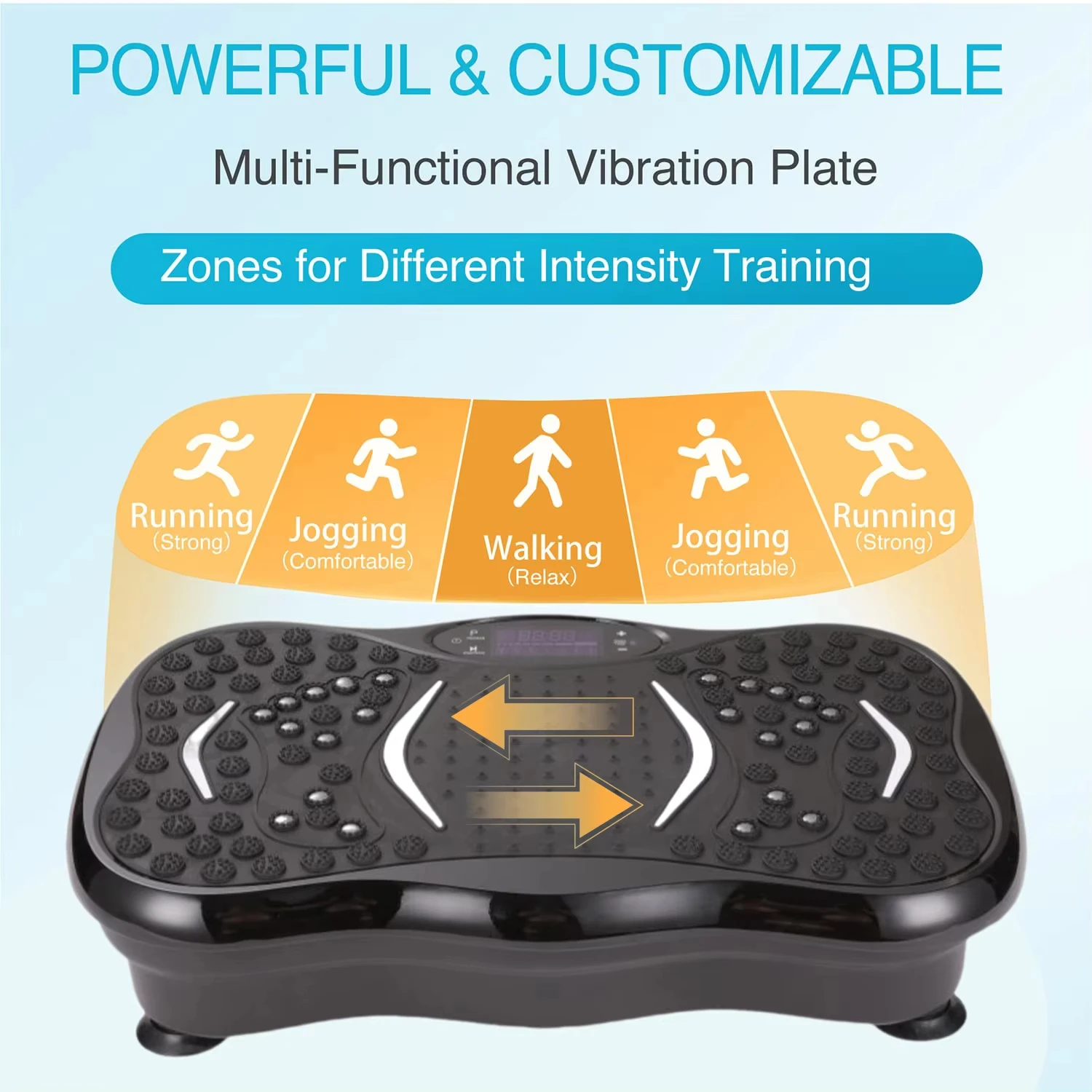 Whole Body Workout Massager Machine Training Vibration Platform Plate Home Appliances for Slim Exercise Fitness Equipment