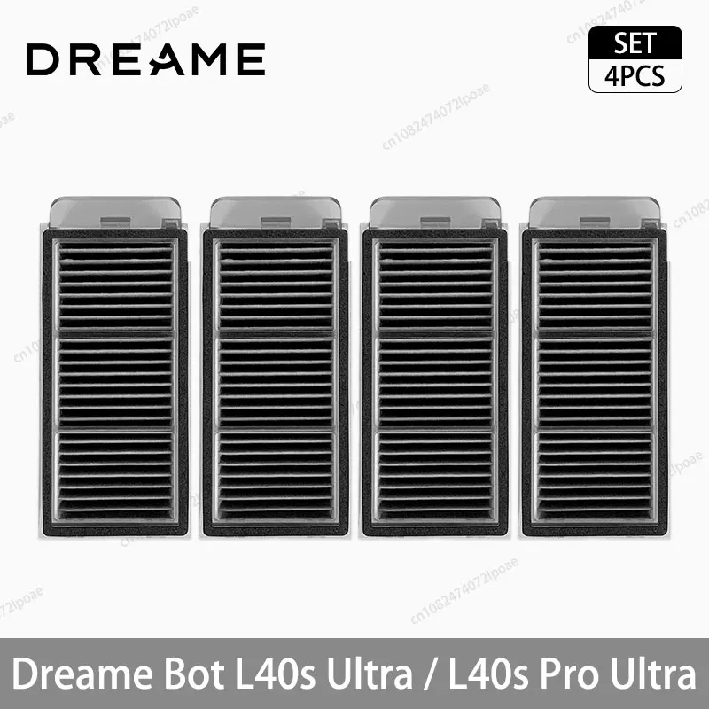 Replacement Accessories for Dreame Vacuum Cleaner: Main Side Brush, HEPA Filter, Mop Cloths & Dust Bag Set
