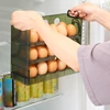 Space-Saver Egg Box With Auto-Flip Design - Freshness-Assured Refrigerator Door Egg Holder, Kitchen Organizer 4