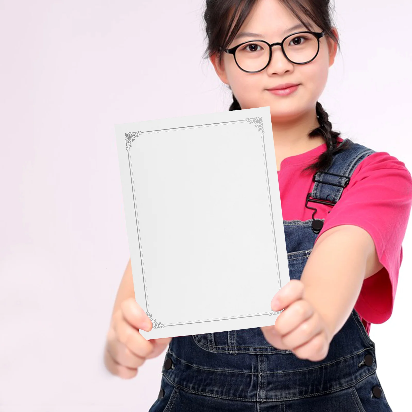 핫 스탬핑 인증서, 내부 코어 학교 수상 용품, 인쇄 용지, 학생 프린터용 고급 졸업장 전문, 10 개