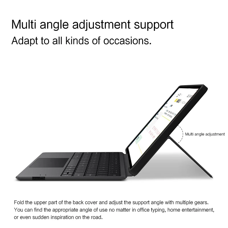 Capa para Teclast T40 Pro 10.4 Polegada Tablet Teclado sem Fio Touchpad Escudo Protetor Árabe Espanhol Teclado Francês - Imagem 6