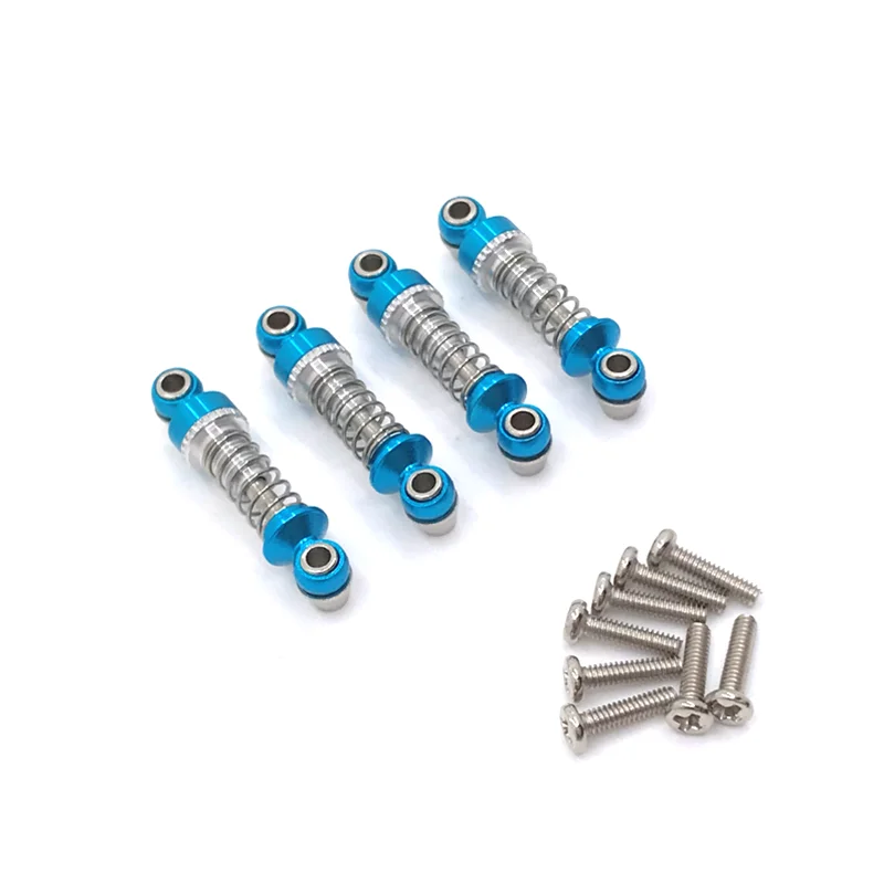 Metall-Upgrade mit verstellbarem Stoßdämpfer für Wltoys 1/28 284131 k969 K979 K989 K999 p929 p939 RC Auto Ersatzteile