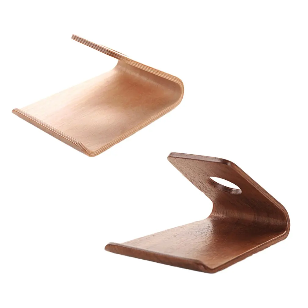 Creative Solid Wood Phone and Tablet Holder