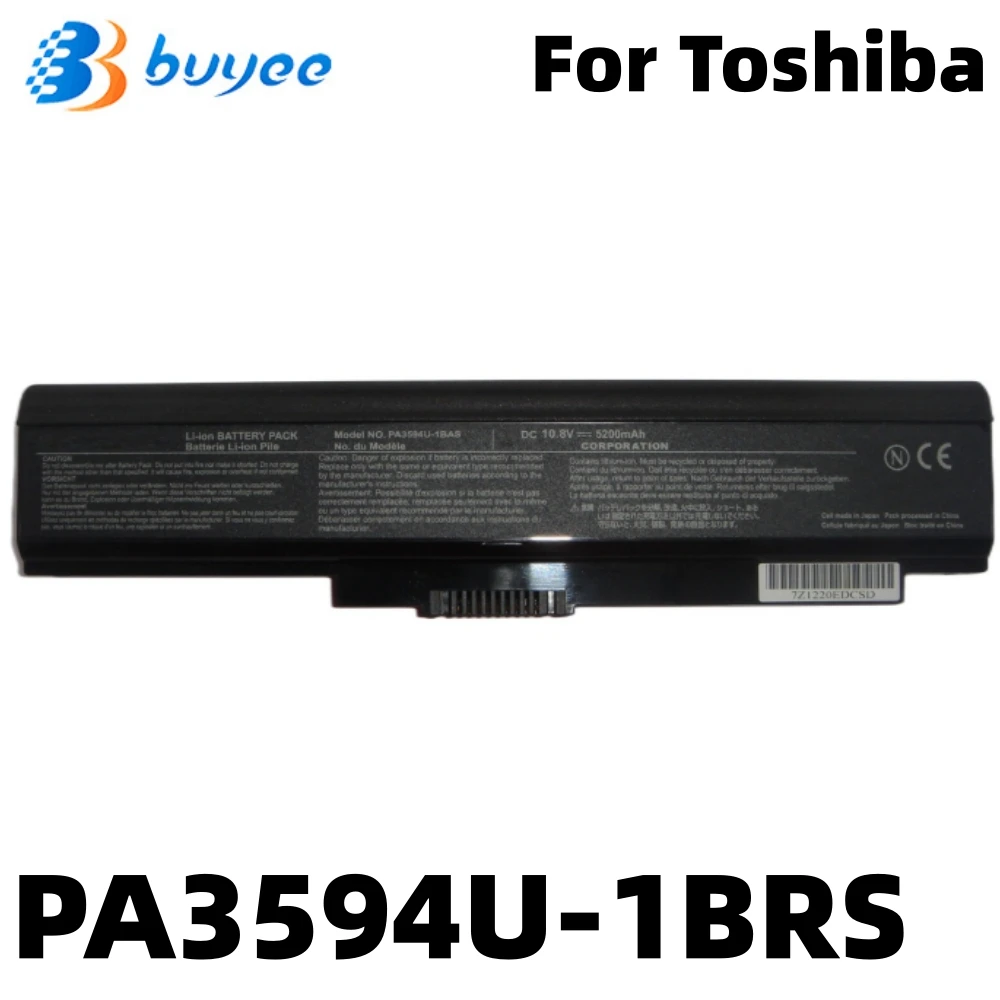 

New PA3594U-1BRS Laptop Battery For Toshiba Satellite Pro U300 U305 Portege M600 M602 M607 Series Notebook PA3593U-1BAS PABAS111