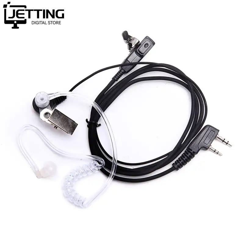 

Воздушная Акустическая трубка Гарнитура для Baofeng Радио Walkie Talkie K порт наушники PTT с микрофоном для UV-5R s Guard наушники 888