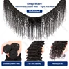 Burmese Curly Hair Bundles Virgin Hair Human Hair Extensions Double Weft Deep Wave Bundles 100% Unprocessed Raw Hair Weaving 5