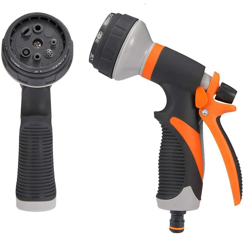 

8 Patterns Spray Lawn Watering Multifunction Car Wash High Pressure Durable Hand-Held Tools Hose Sprinkle Nozzle Garden Durable