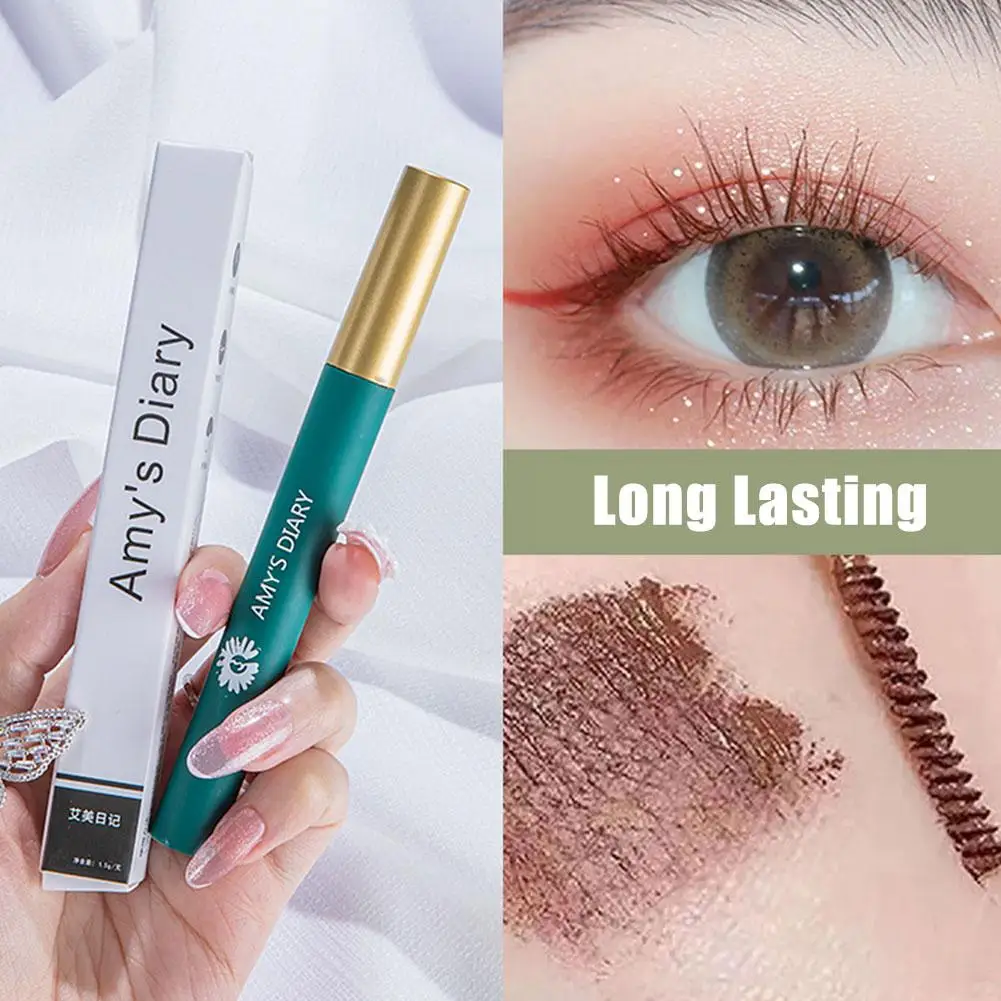 

1Pc Curling Mascara Ultra-fine Small Brush Head Mascara And Mascara Curling Thick Slim Cosmetics Anti-sweat Non-smudge Curl J6I8