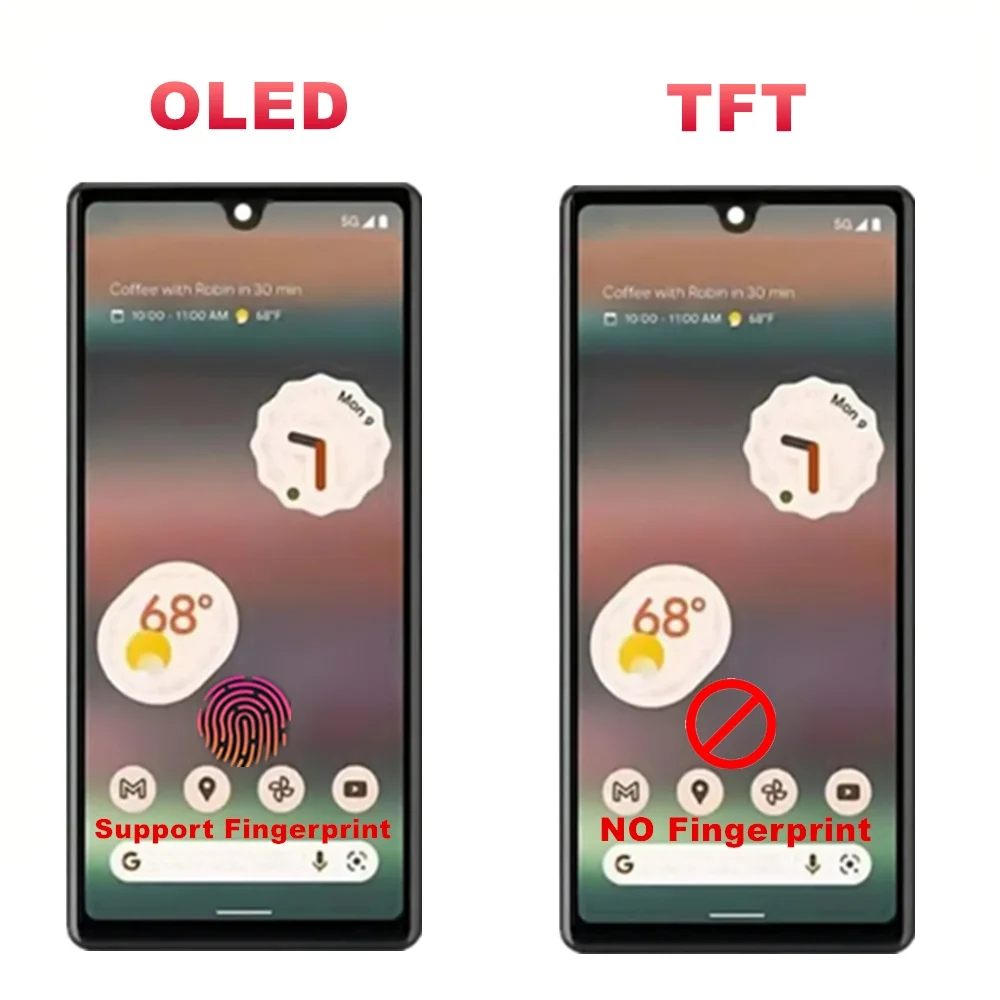 OLED For Google Pixel 6A LCD Display Touch Panel Screen Digitizer