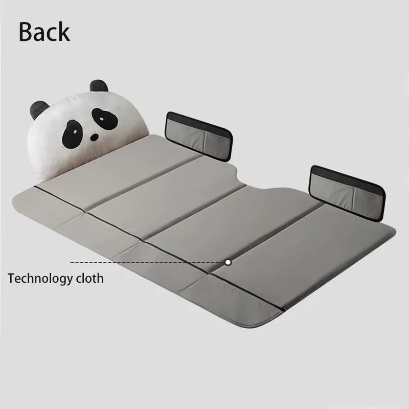 Car Folding Bed Travel Bed Camping Mattress Foldable Children's Sleeping Mattress Car Rear Seat Cushion Removable And Washable