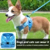 Dog Harness Pet Leash Vest-style Cat Breathable Adjustable Rope Reflective Pet Supplies Small Medium Dog Walking Harness Lead 5