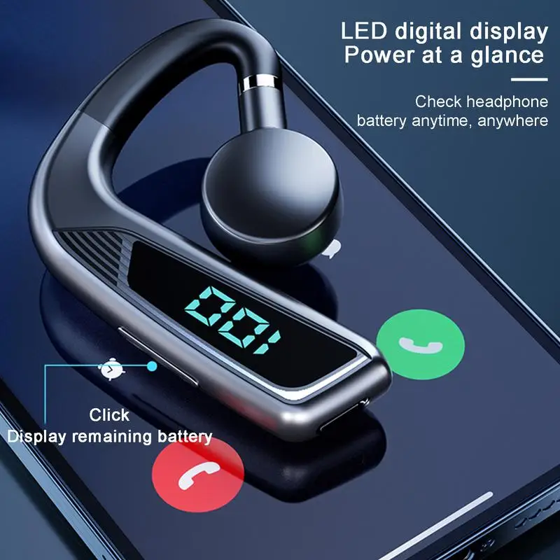 最新のBluetooth5.0対応ワイヤレスイヤホン K18ワイヤレスBluetooth5.0イヤホンLEDデジタルディスプレイ充電