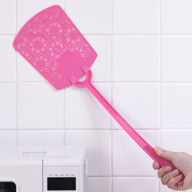 Műanyag Légy Swatter Kézikönyv Swat Kártevőirtás Kézi Rugalmas Swatters Rugalmas, Erős Hosszú Fogantyúval - Image 5