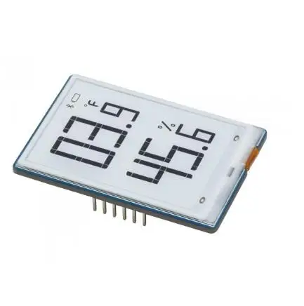 Waveshare 1.9inch Segment e-Paper Module,91 Segments,I2C Bus,Ideal for Temperature and humidity meter, Humidifier, Digital Meter