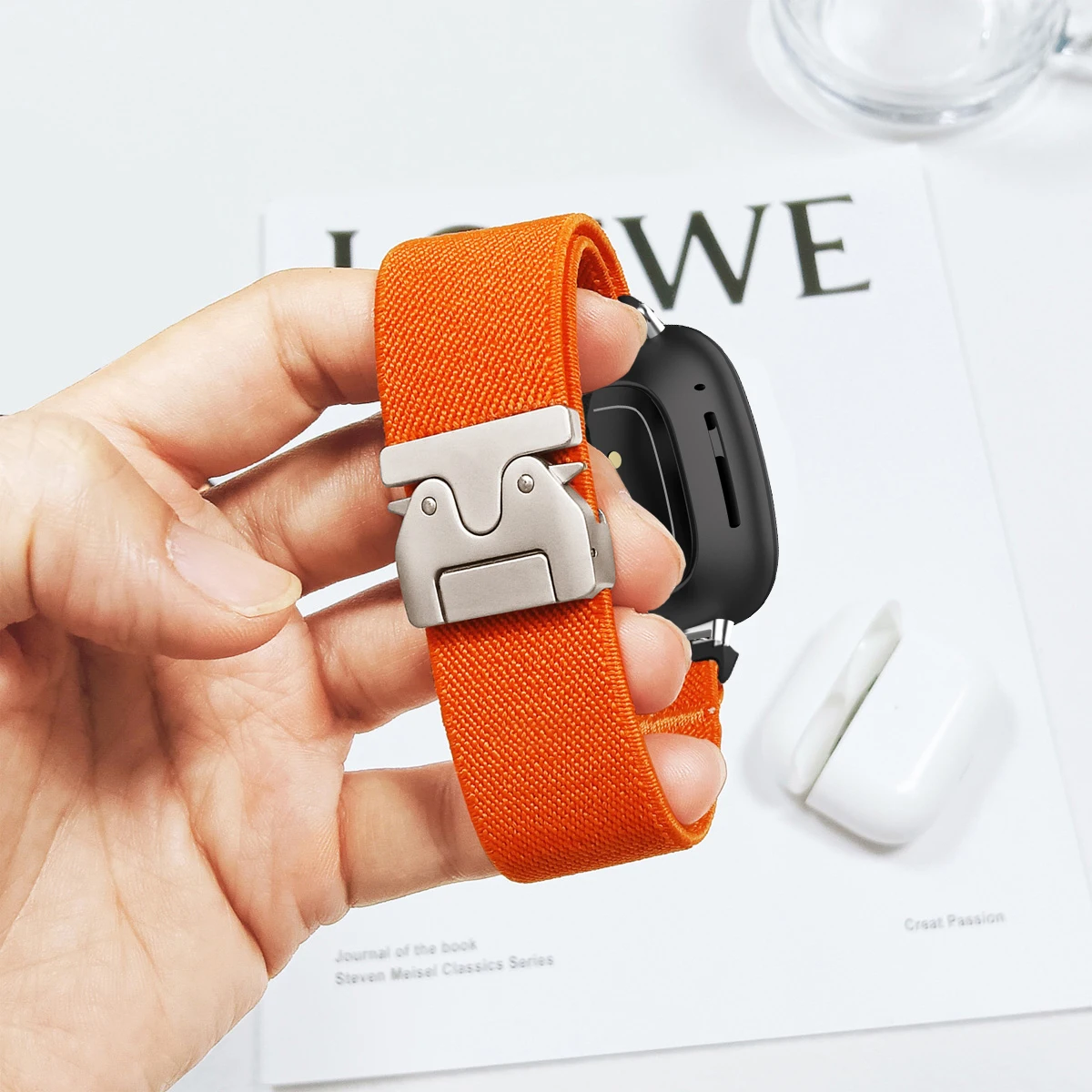 Nylon Smartwatch Strap Bracelet - Versatile Band Accessory