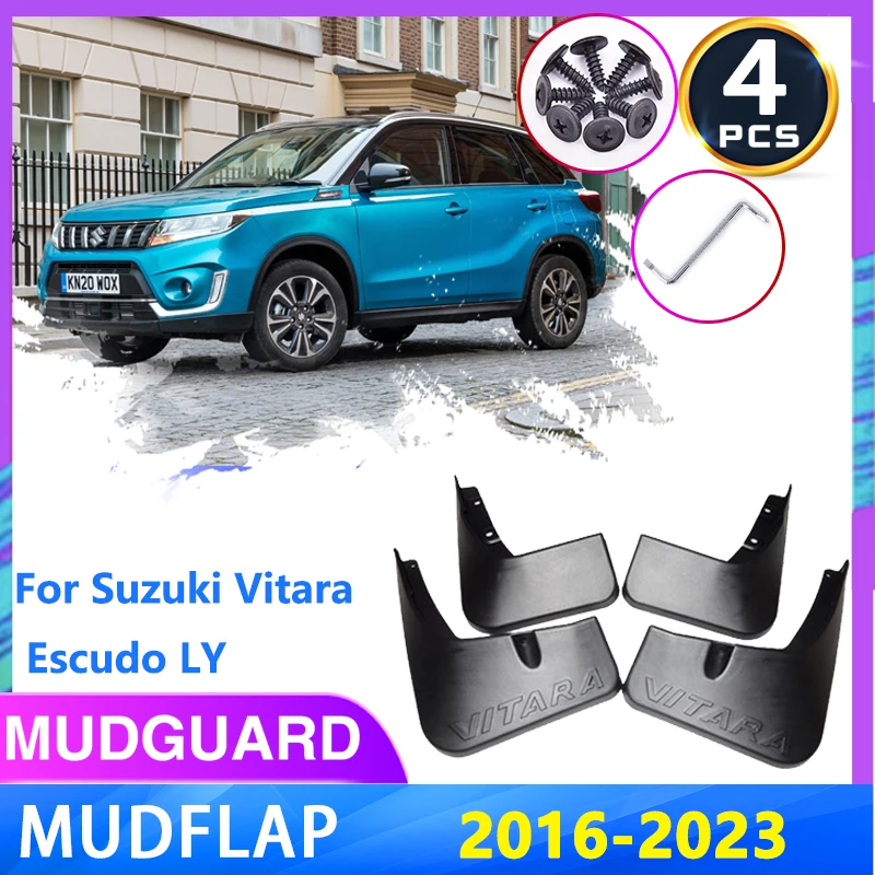 

Car Mudguards Fit For Suzuki Vitara Escudo LY 2016~2023 2017 2018 2019 Mudflap Fender Mud Flaps Guard Splash Auto Accessories