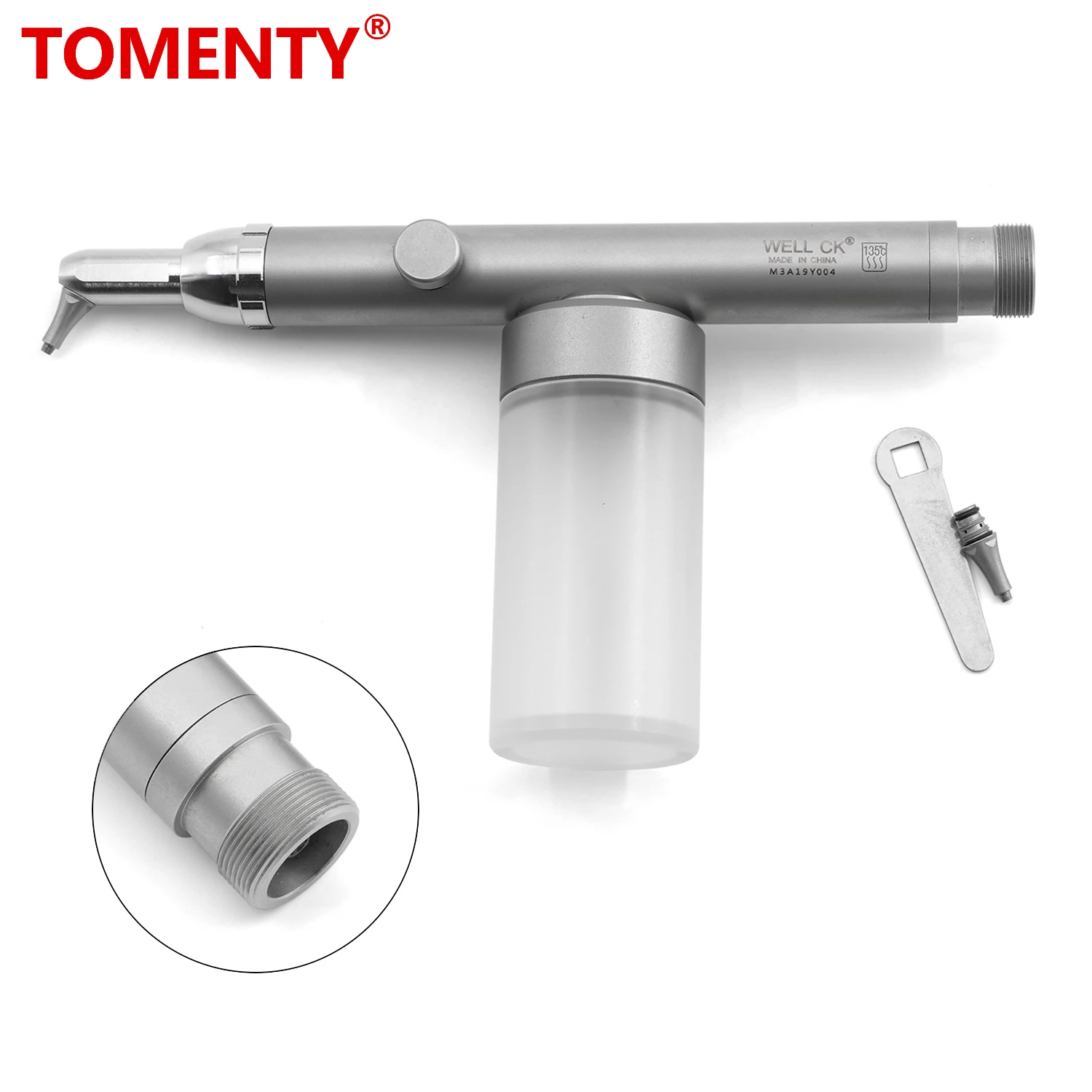 Micromaster Dentale In Ossido Di Alluminio Tomenty Con Sabbiatura In Allumina A Spruzzo D'Acqua Con Strumento Per Apparecchiature Odontoiatriche Ad Ac