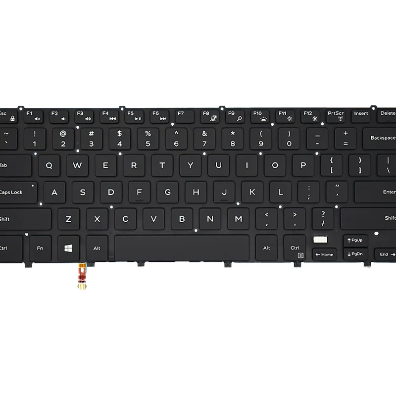 Original Eua Russo do Teclado do Portátil com Luz de Fundo para Dell Xps15 9550 9560 9570 Precisão 5510 M5510 P56f M5520 M5530 0gdt9f - Imagem 6