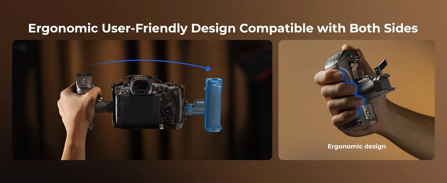SmallRig Rotating Side Handle with Trigger REC for Canon R5 Mark II/R6/R10 for B