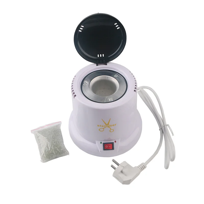 Glass Bead Nail Sterilizer Tools Cleaner Pot for Manicure Salon Nipper Machine Scissor Quartz Ball High Temperature Sterilizing