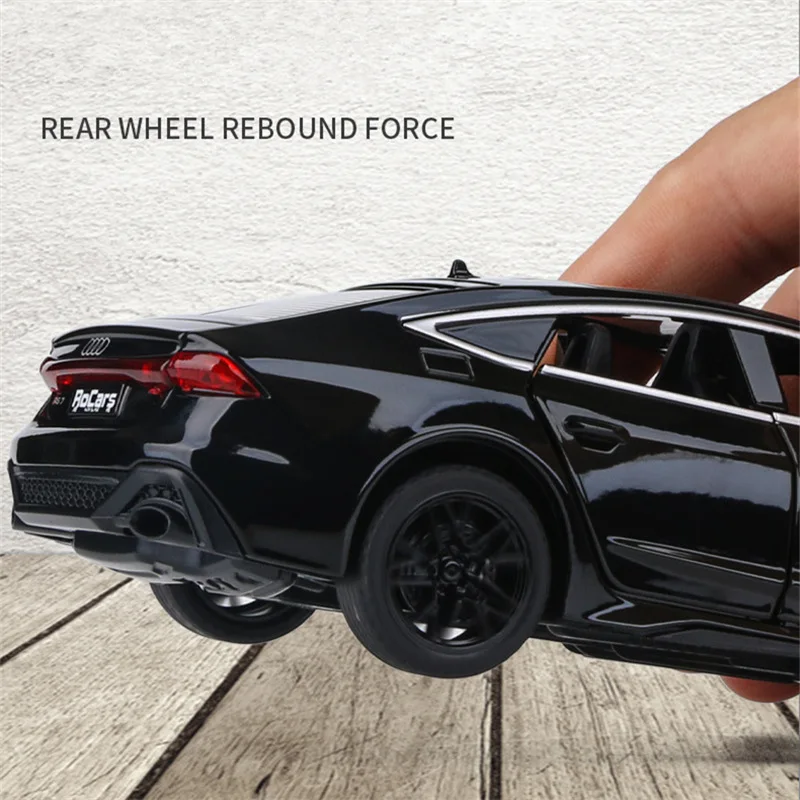 1:32 AUDI RS7 Coupe Alloy Car Model Diecasts & Toy Vehicles Metal Car Model Simulation Sound and Light Collection Childrens Gift 6