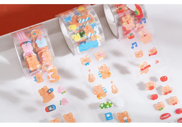 Kawaii Bear Sticker Tape 9
