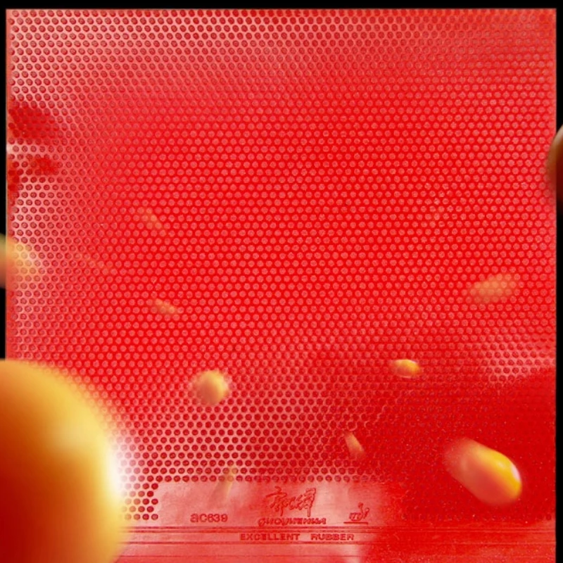 Table Tennis Rubber Guo Yuehua AC639 Inverted Trapezoidal Particles Table Tennis Rubber Long Pimples OX without Sponge